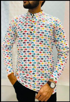 ALVIN ENTERPRISE Men Printed Casual Multicolor Shirt