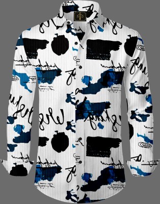 Ubi Sunt Men Printed Casual Multicolor Shirt