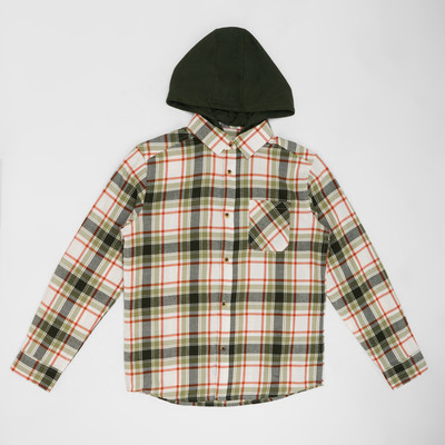 Pantaloons Junior Baby Boys Solid Casual Green Shirt