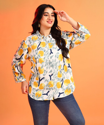 Instafab Plus Women Striped Casual Multicolor Shirt