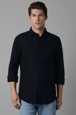 LOUIS PHILIPPE Men Printed Casual Black Shirt