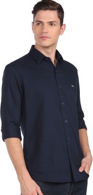 Arrow Sport Men Solid Casual Blue Shirt