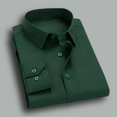 CHEAPSHIRTS Men Solid Formal Green Shirt