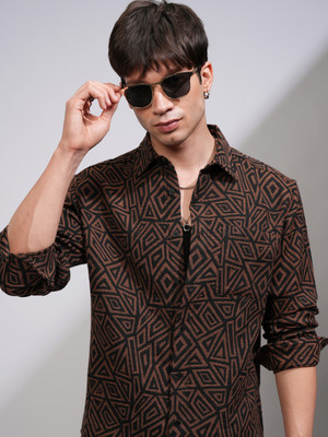 HIGHLANDER Men Printed Casual Multicolor Shirt