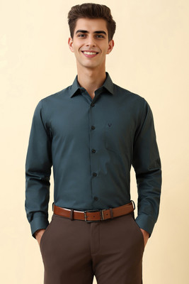 Allen Solly Men Solid Casual Green Shirt