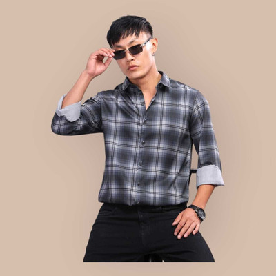 SHIVAY TRENDS Men Checkered Casual Multicolor Shirt