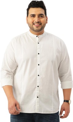 iVOC Men Solid Casual White Shirt