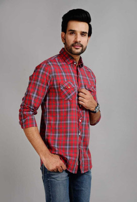Apurva Interiors Men Checkered Casual Multicolor Shirt