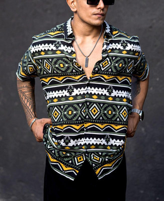 METRONAUT Men Printed Casual Multicolor Shirt