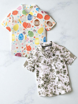 KIDOOZA Boys Striped Casual Multicolor Shirt