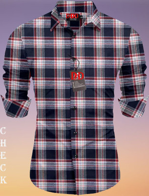DUCCKCREATION Men Checkered Formal Multicolor Shirt