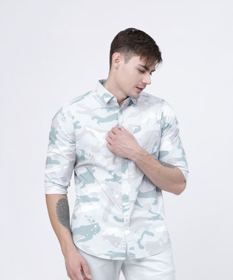 HIGHLANDER Men Printed Casual Multicolor Shirt