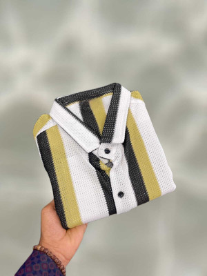 Manjubaa Enterprise Men Striped Casual Multicolor Shirt
