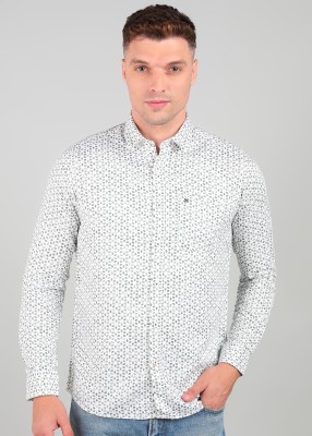 KILLER Men Printed Casual White Shirt