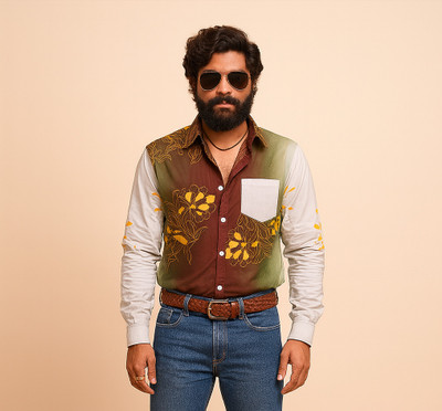 Bollyqueen Men Striped Formal Multicolor Shirt