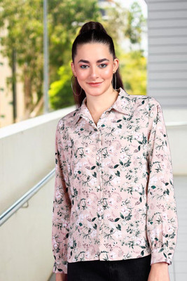 POPWINGS Women Printed Casual Multicolor Shirt