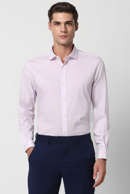 PETER ENGLAND Men Solid Formal Purple Shirt