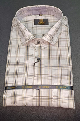 Scan Men Checkered Casual Multicolor Shirt