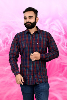 VK WINTER WEAR Men Striped Casual Multicolor Shirt