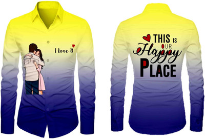 KAPURIYA FAB Men Printed Casual Multicolor Shirt