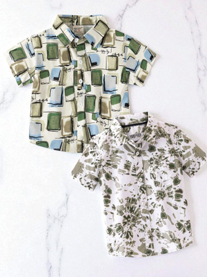SPAROW ENTERPRISE Boys Printed Casual Multicolor Shirt