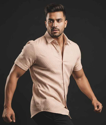 LEMZODIC Men Self Design Casual Multicolor Shirt