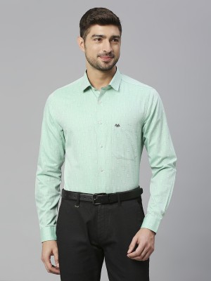 THOMAS SCOTT Men Printed Formal Green Shirt