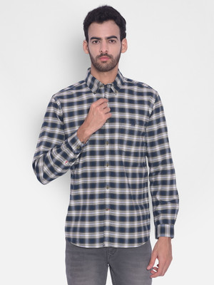 CRIMSOUNE CLUB Men Checkered Casual Multicolor Shirt