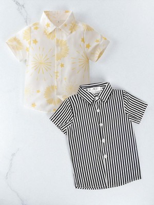 Sparrow ENTERPRISE Boys Printed Casual Multicolor Shirt
