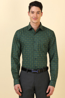 Allen Solly Men Printed Formal Blue Shirt