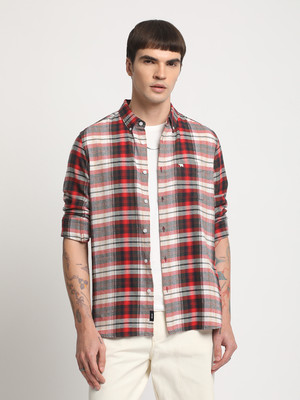 THE BEAR HOUSE Men Checkered Casual Multicolor Shirt