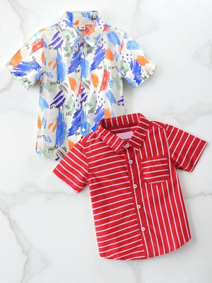 Sparrow ENTERPRISE Boys Printed Casual Multicolor Shirt