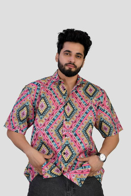 brown brothers Men Printed Casual Multicolor Shirt