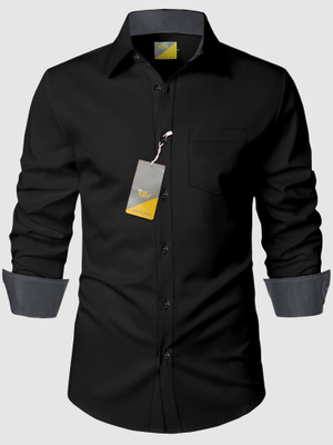 Zabolo Men Solid Formal Red Shirt