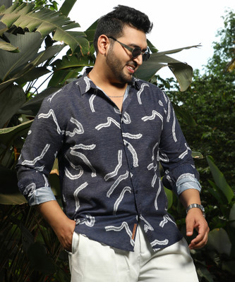 Instafab Plus Men Printed Casual Multicolor Shirt