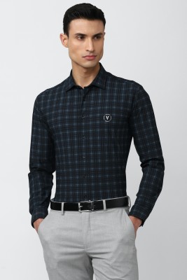 VAN HEUSEN Men Checkered Formal Blue, Black, Grey Shirt