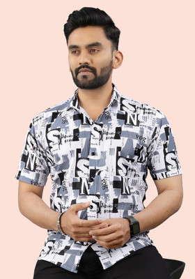 dream believe fashion Men Printed Casual Multicolor Shirt