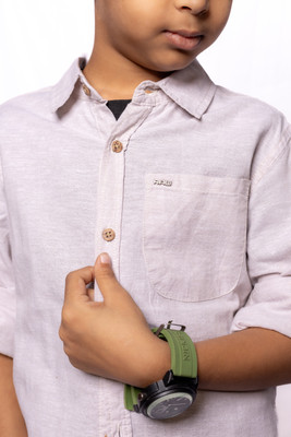 RAW OUTFITTERS Boys Solid Casual Beige Shirt