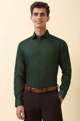 Allen Solly Men Printed Casual Green Shirt