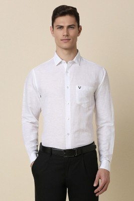 Allen Solly Men Self Design Formal White Shirt