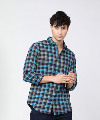 KETCH Men Checkered Casual Multicolor Shirt