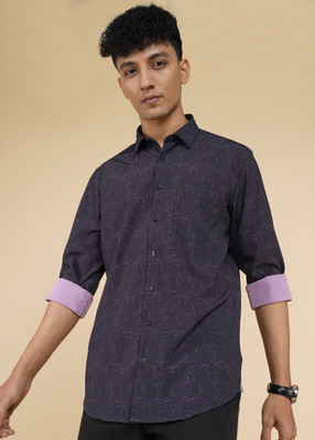 VAN HEUSEN Men Printed Formal Red Shirt
