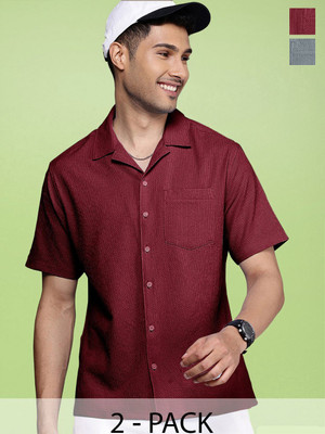 Moda Rapido Men Solid Casual Multicolor Shirt
