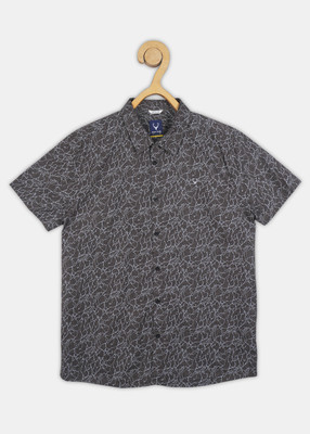 Allen Solly Boys Printed Casual Grey Shirt