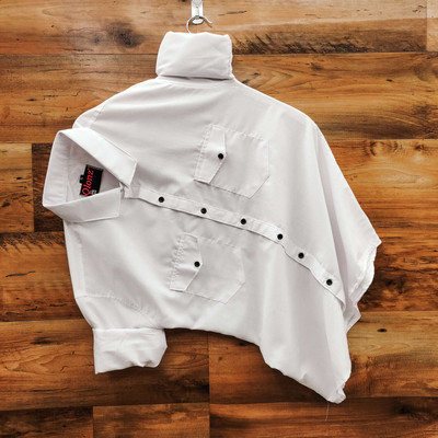 Qlonz Store Men Solid Casual White Shirt