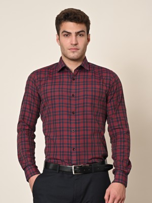 KILLER Men Checkered Casual Red Shirt