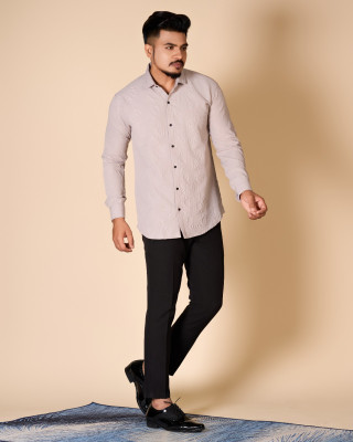 Virendra Textile Men Self Design Casual Multicolor Shirt