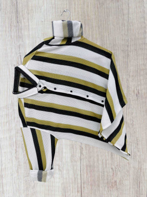 Typetron Fashion Men Self Design Formal Yellow Shirt