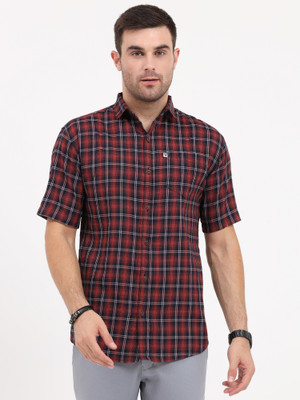 AIDAN PAUL Men Checkered Casual Multicolor Shirt