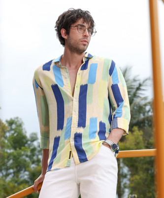 CAMPUS SUTRA Men Printed Casual Multicolor Shirt